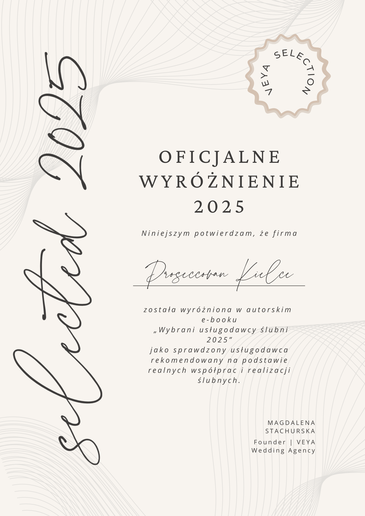 Odznaka wybranych usługodawców 2025